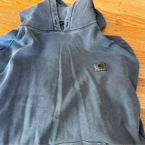 Women’s Carhartt Hooded Sweatshirt in Faded Slate Blue